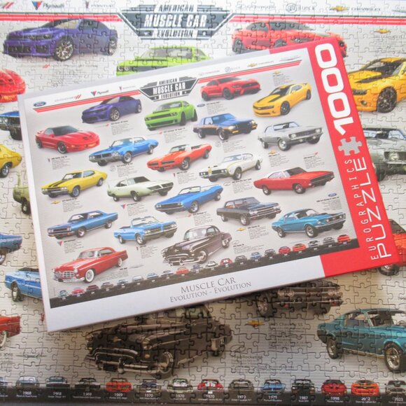 Muscle Car Evolution Puzzle - Picture 3 of 14